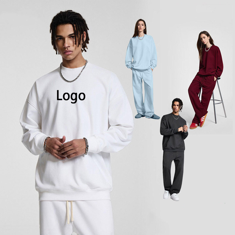 Custom Oversized Crewneck Sweatshirt - Hoodies & Pullover Sweatshirts - 上海欣蒂纺织科技有限公司
