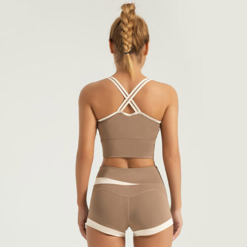 Women Ribbed High Waist Yoga Set - Sportswear - 上海欣蒂纺织科技有限公司